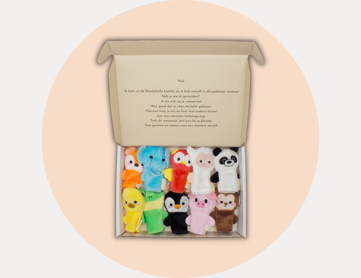 Bambibello vingerpopjes giftbox